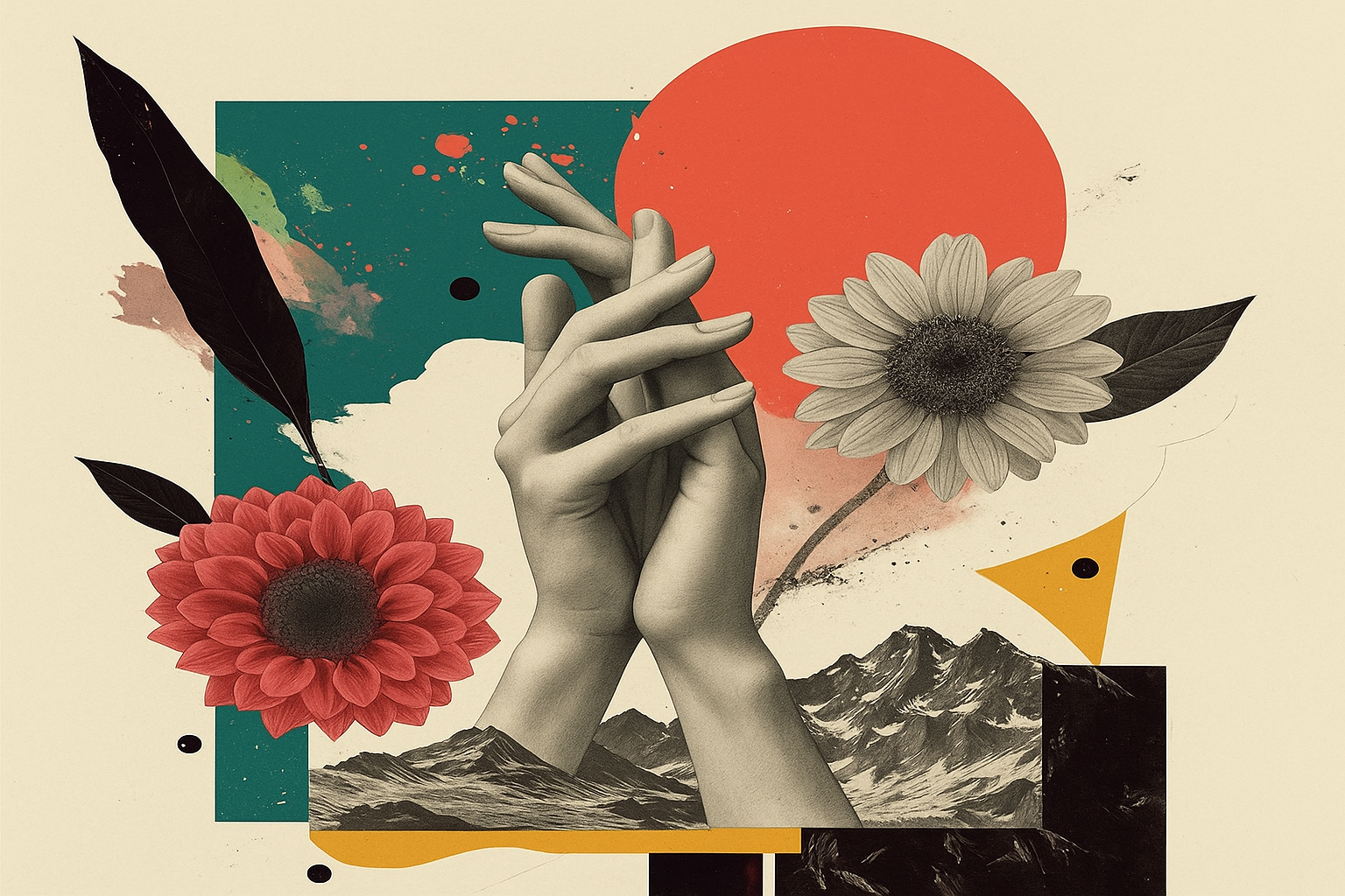 her slightly swollen hands in morning light — representing subtle body awareness.